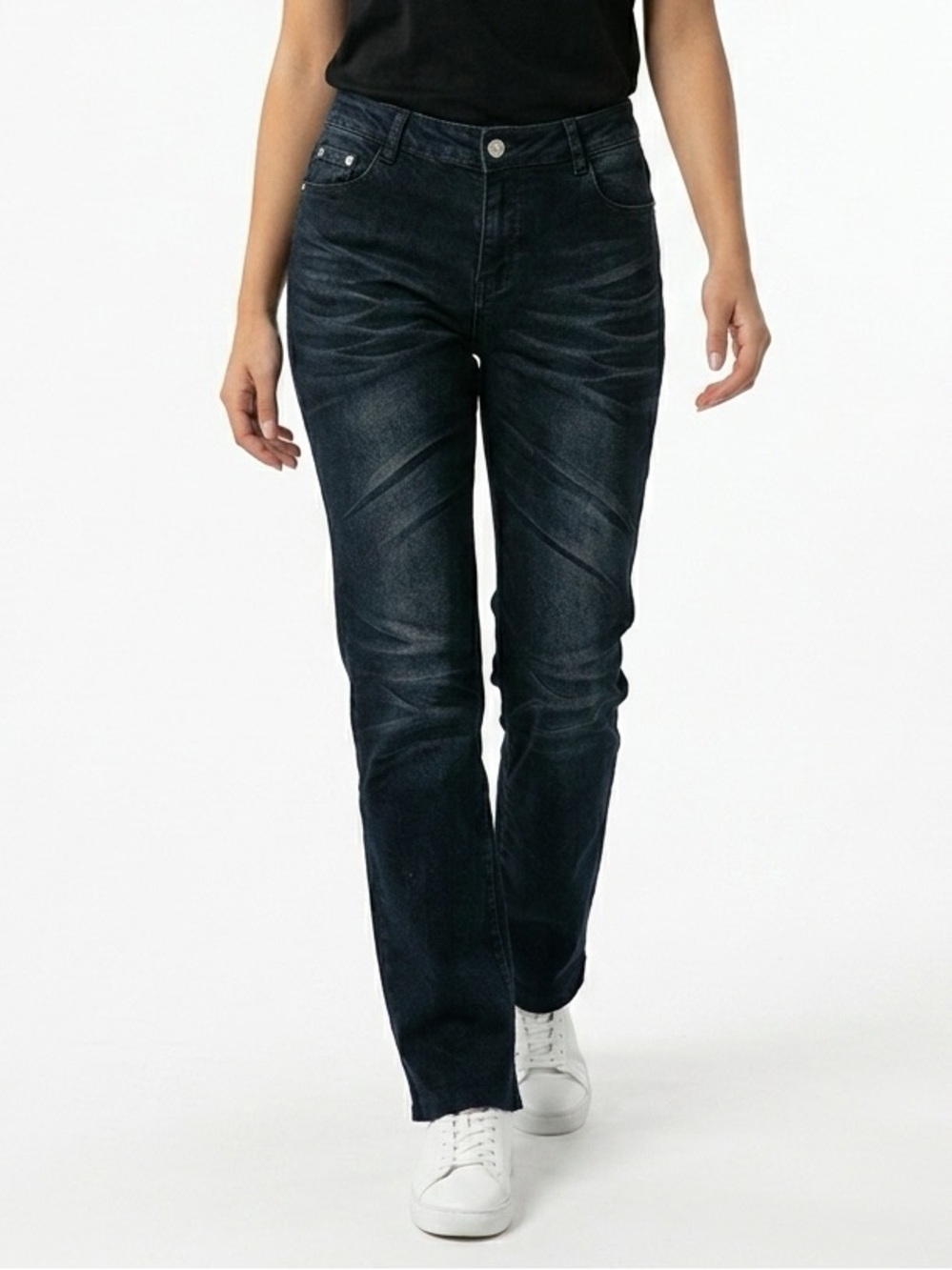 M.A Jing Dark Wash Jeans | 33” Waist | Used Condition Damaged Hem